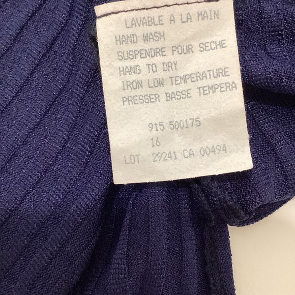 Vintage Blue Floral Skirt & Top Size 16 - Picture 6 of 6